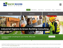 Tablet Screenshot of healthybuildingscience.com